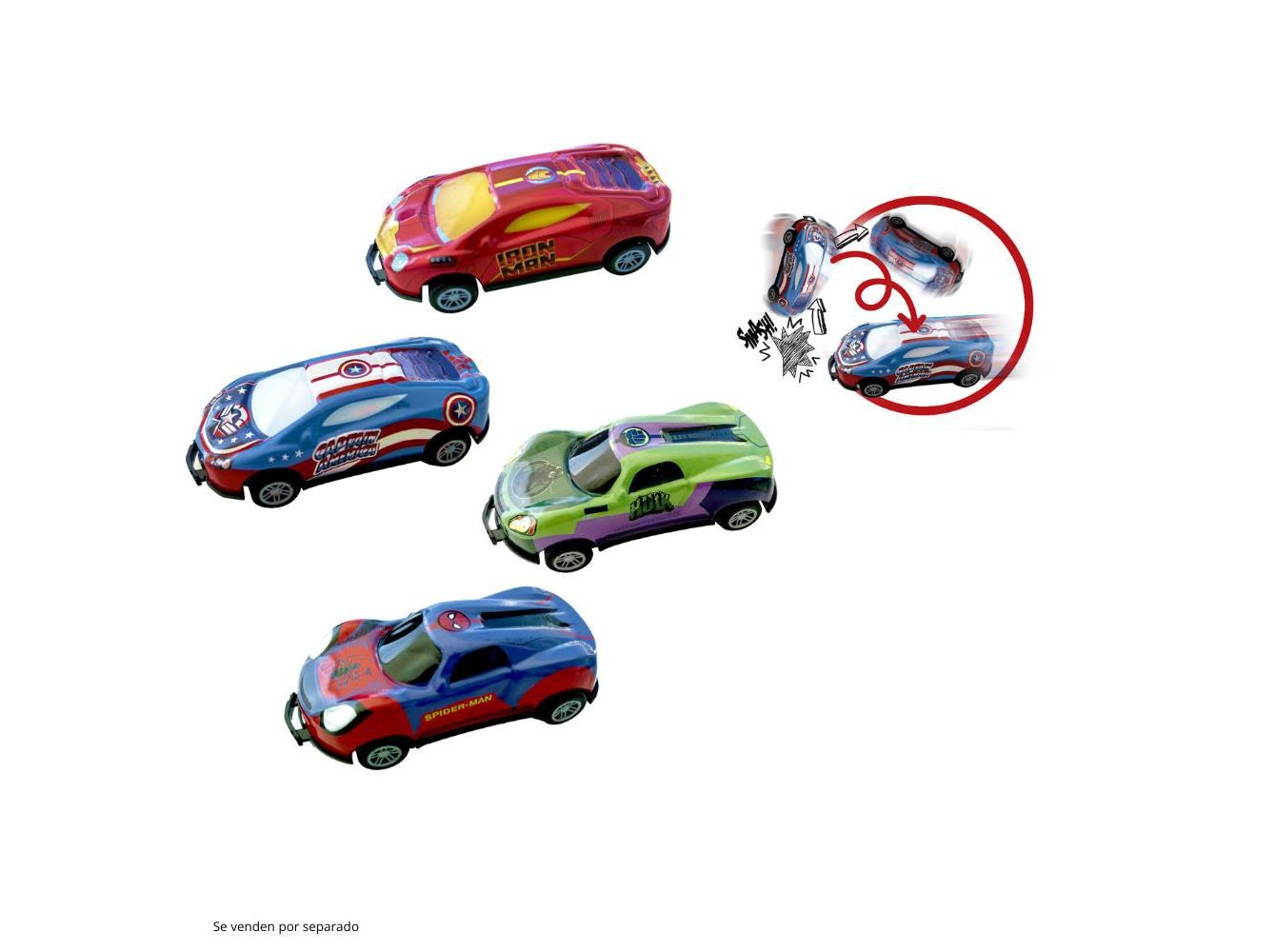 FLIP CARS MARVEL CREATIVE TOYS MODELOS SORTIDOS image number 1