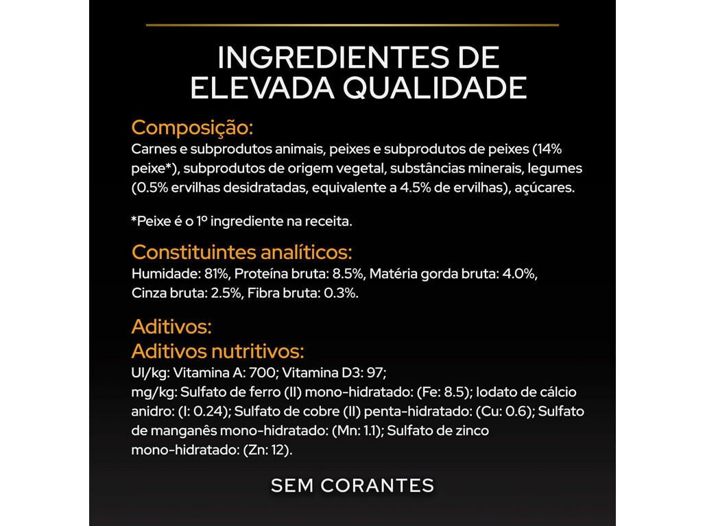 COMIDA H&Uacute;MIDO C&Atilde;O PRO PLAN ALL SIZE PEIXE 400G image number 6