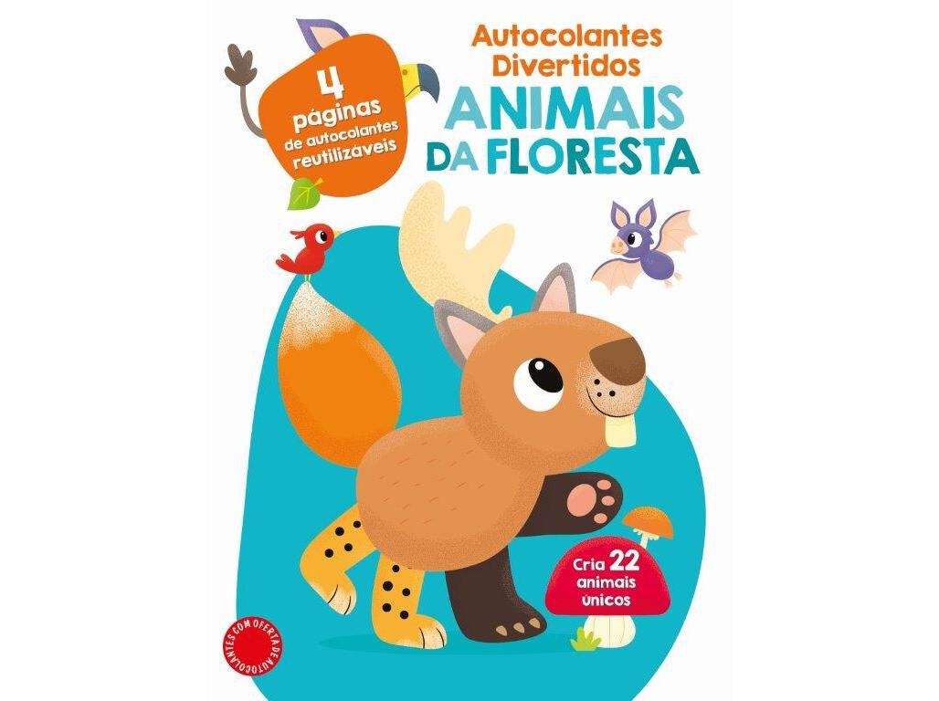 AUTOCOLANTES DIVERTIDOS ANIMAIS DA FLORESTA image number 0