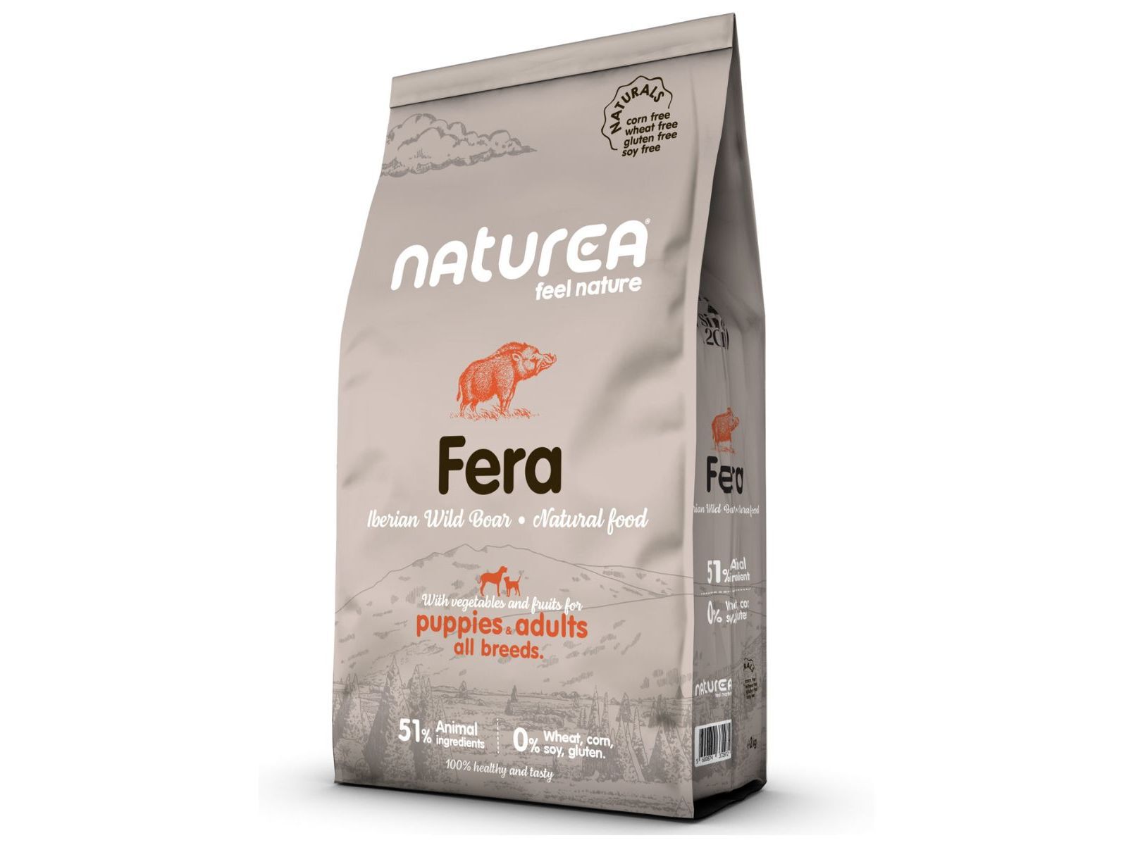 RA&Ccedil;&Atilde;O PARA C&Atilde;O NATUREA FERA JAVALI IB&Eacute;RICO 2KG image number 0
