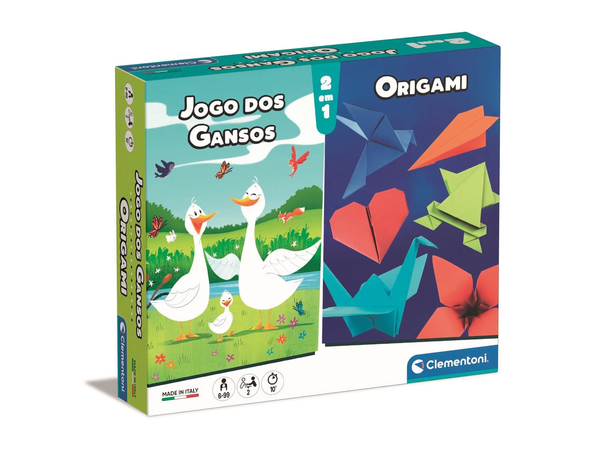 JOGO DOS GANSOS + ORIGAMI CLEMENTONI image number 0