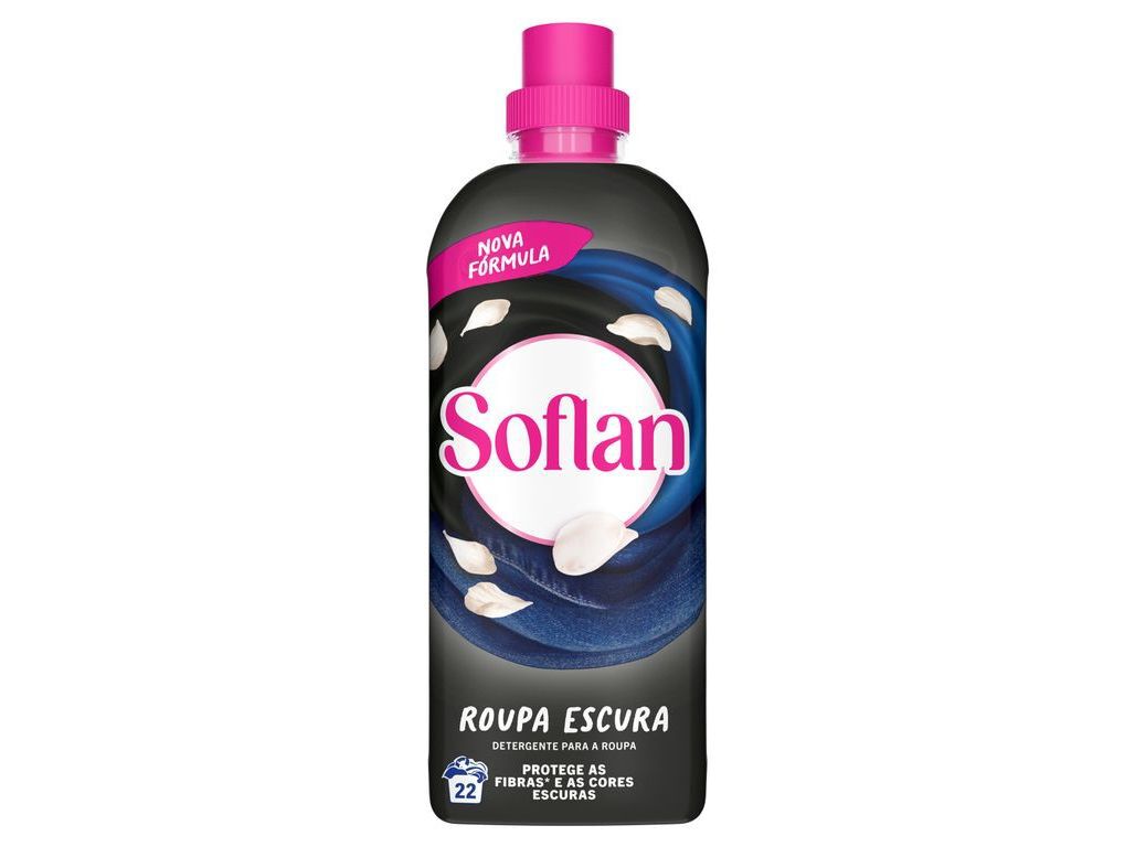 DETERGENTE ROUPA SOFLAN PROTE&Ccedil;&Atilde;O CORES ESCURAS 22D image number 0