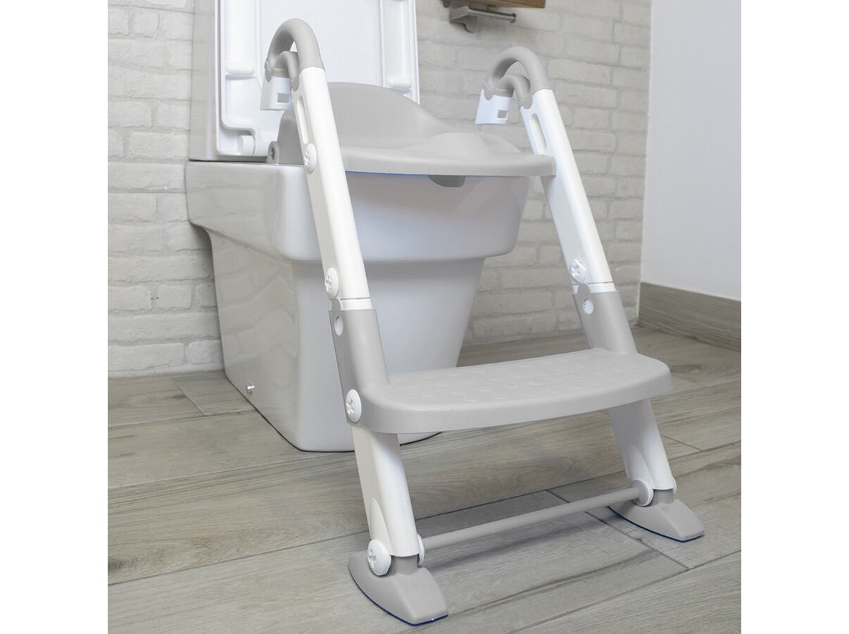 ESCADA PARA WC 3 EM 1 ASALVO BRANCO/CINZENTO image number 3