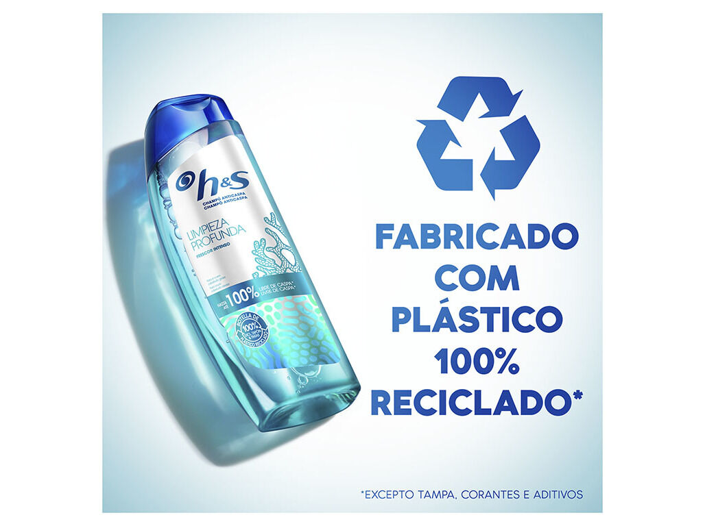 CHAMP&Ocirc; H&S ANTI-CASPA TRANSPARENTE DETOX 300ML image number 4