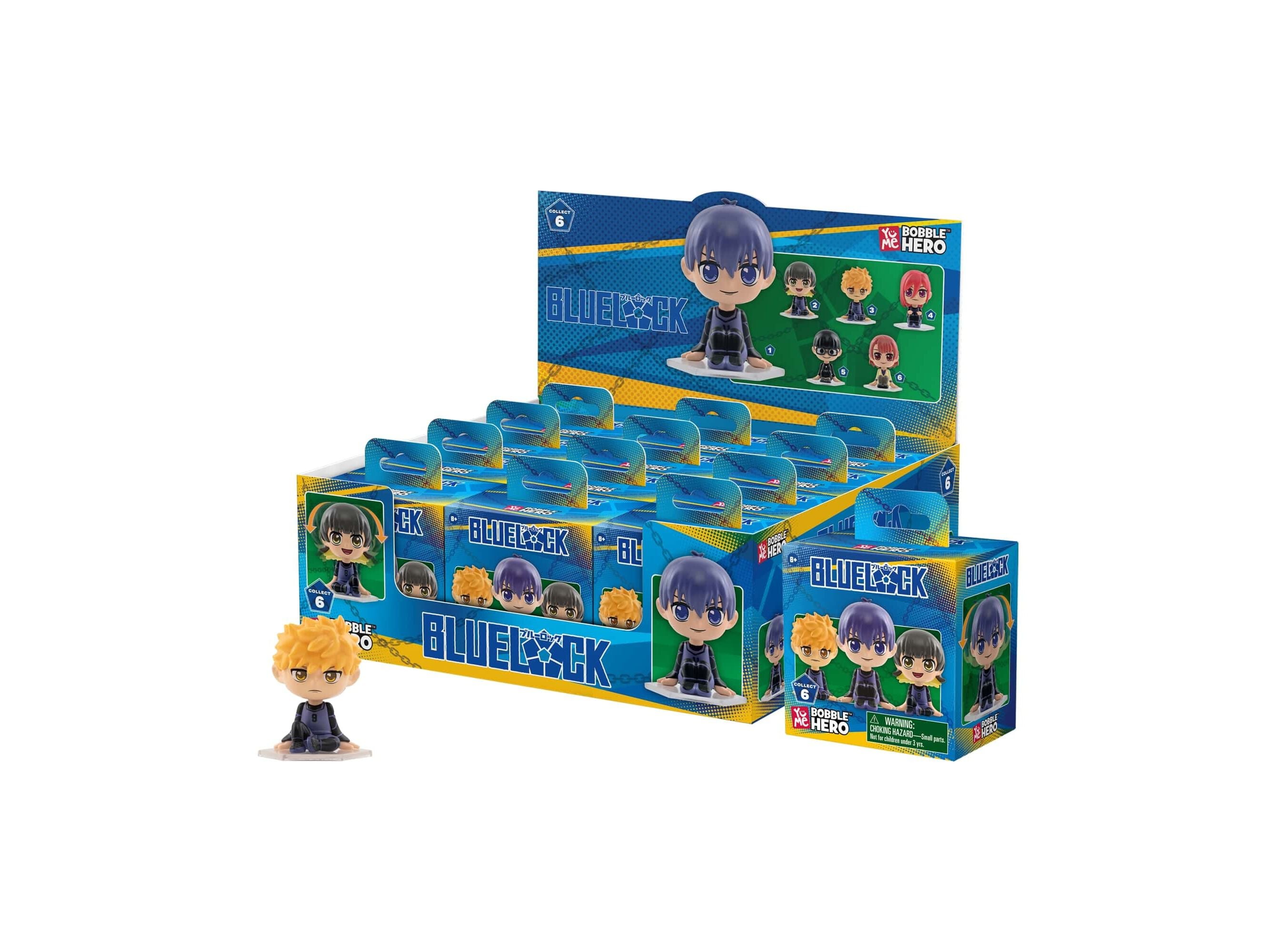 FIGURA BLUE LOCK BOBBLE HERO MODELOS SORTIDOS image number 1