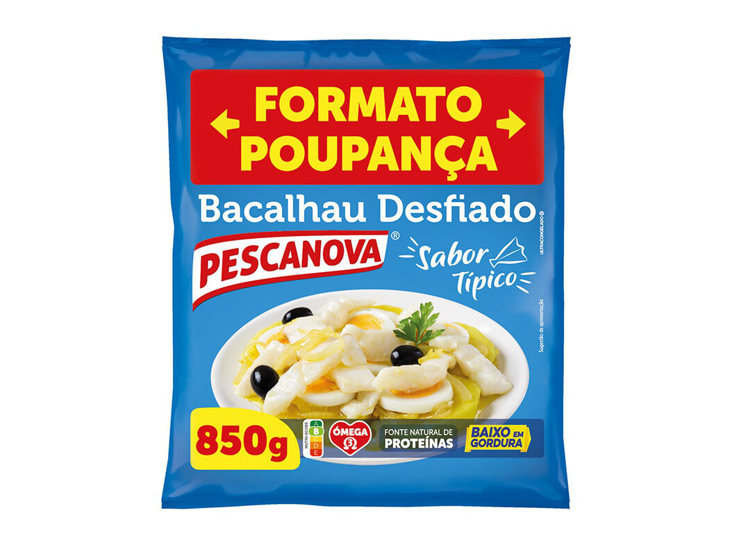 BACALHAU PESCANOVA DESFIADO 850G