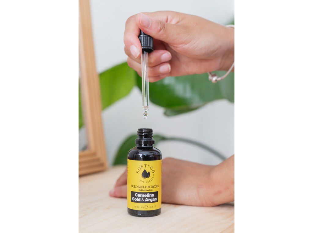 &Oacute;LEO CORPO SOFT&CO AMELINA GOLD + ARG&Atilde;O 40ML image number 1