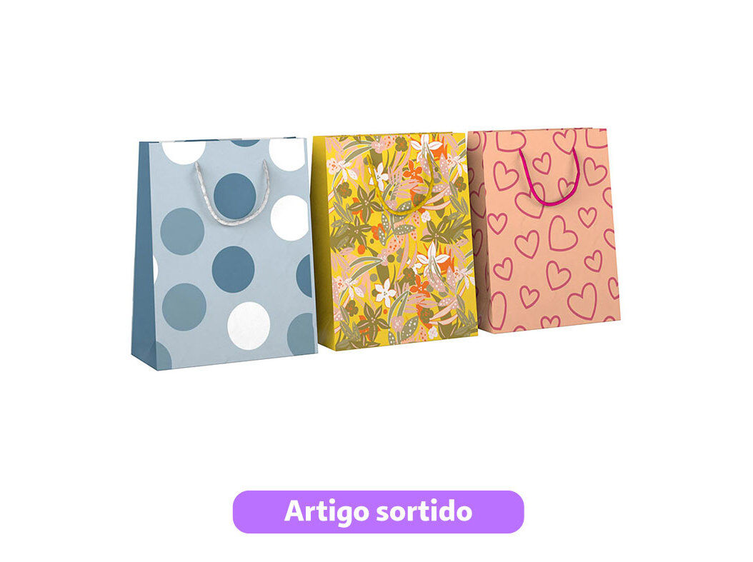 SACO PARA PRESENTE AUCHAN TAMANHO S MODELOS SORTIDOS image number 0