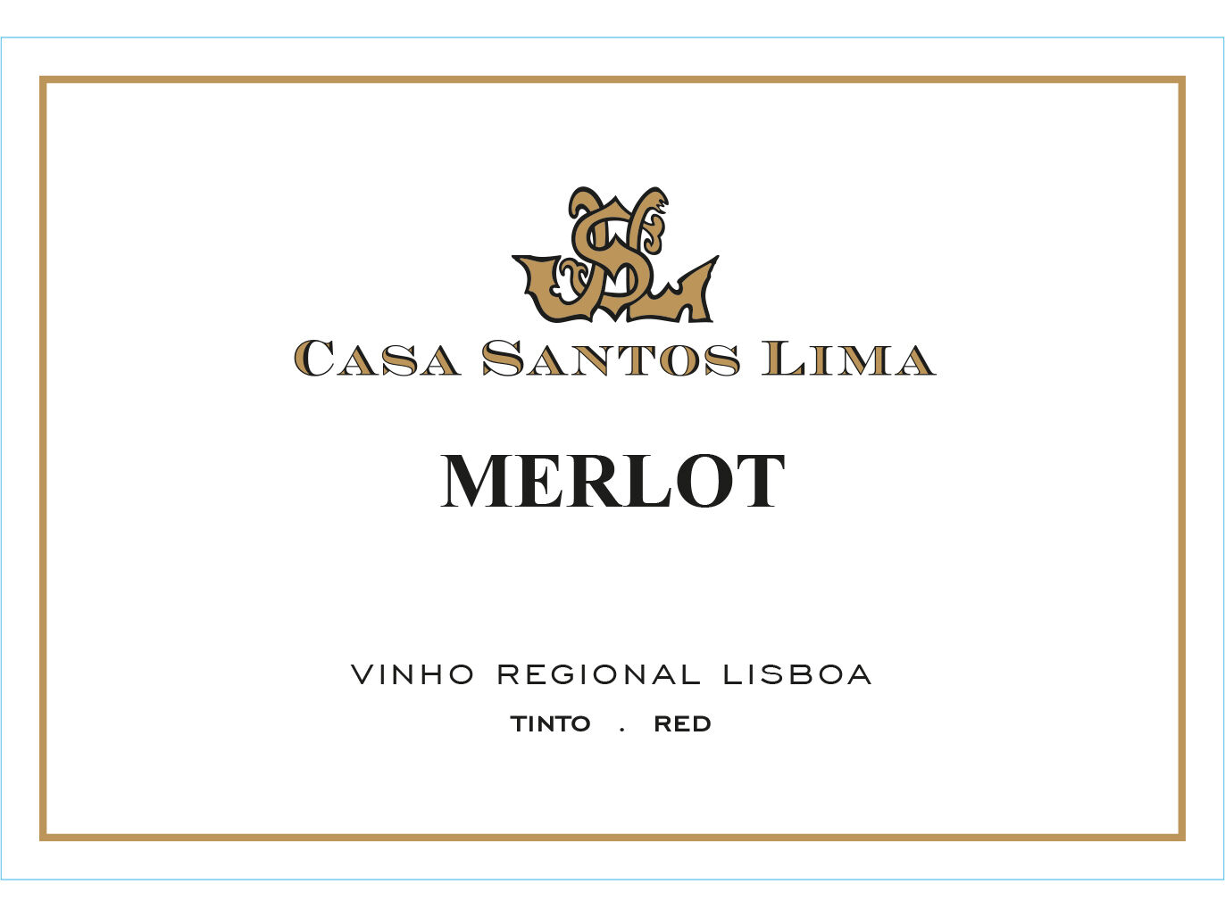 VINHO TINTO CASA SANTOS LIMA MERLOT IG LISBOA 0.75L image number 1