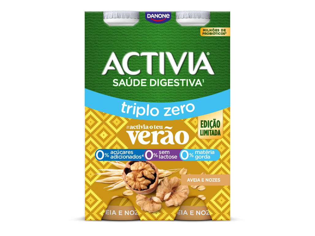 BIFIDUS L&Iacute;QUIDO ACTIVIA AVEIA NOZ 000% 4X155G