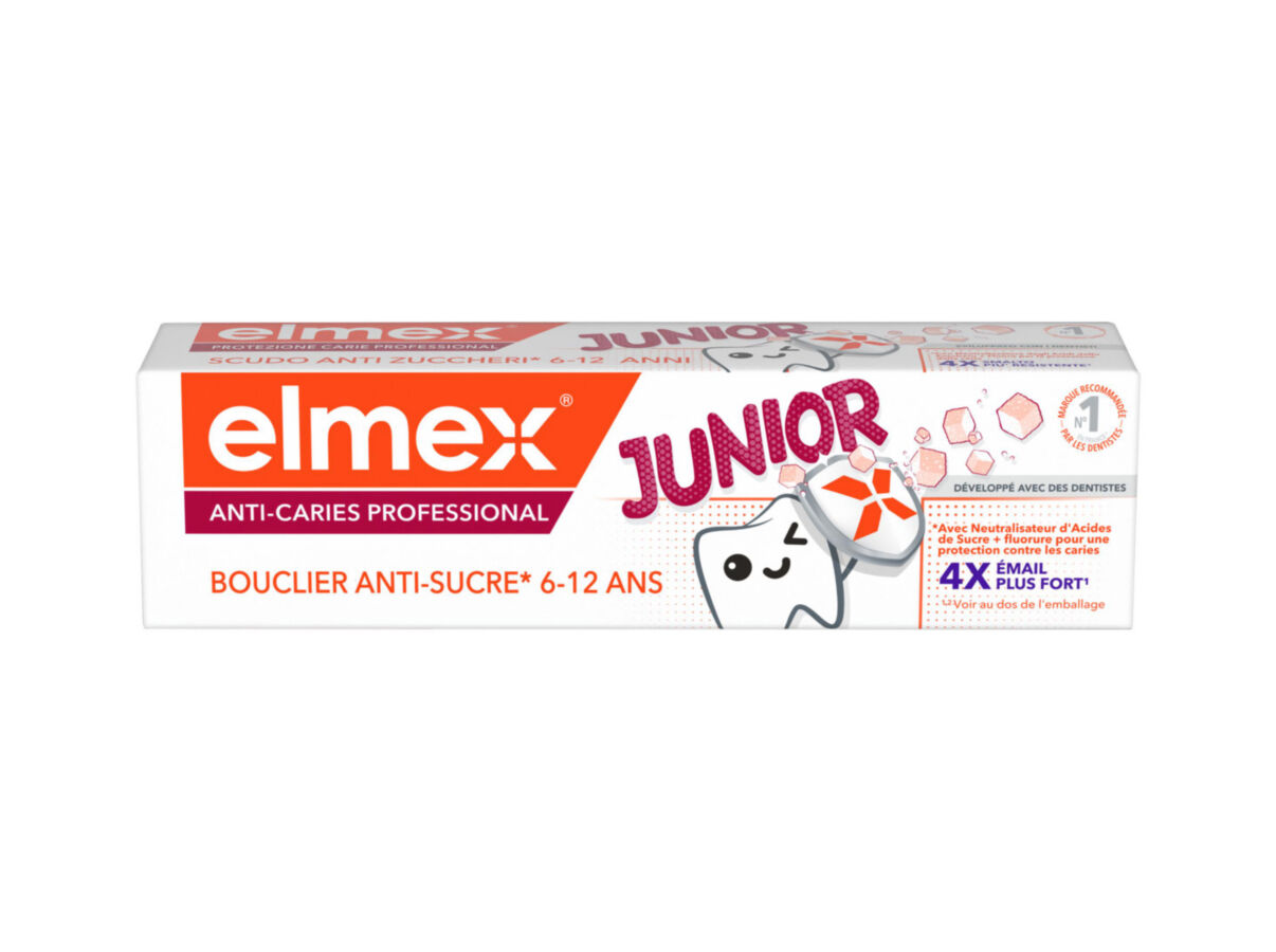 PASTA DENTES ELMEX JUNIOR PRO 75ML image number 0