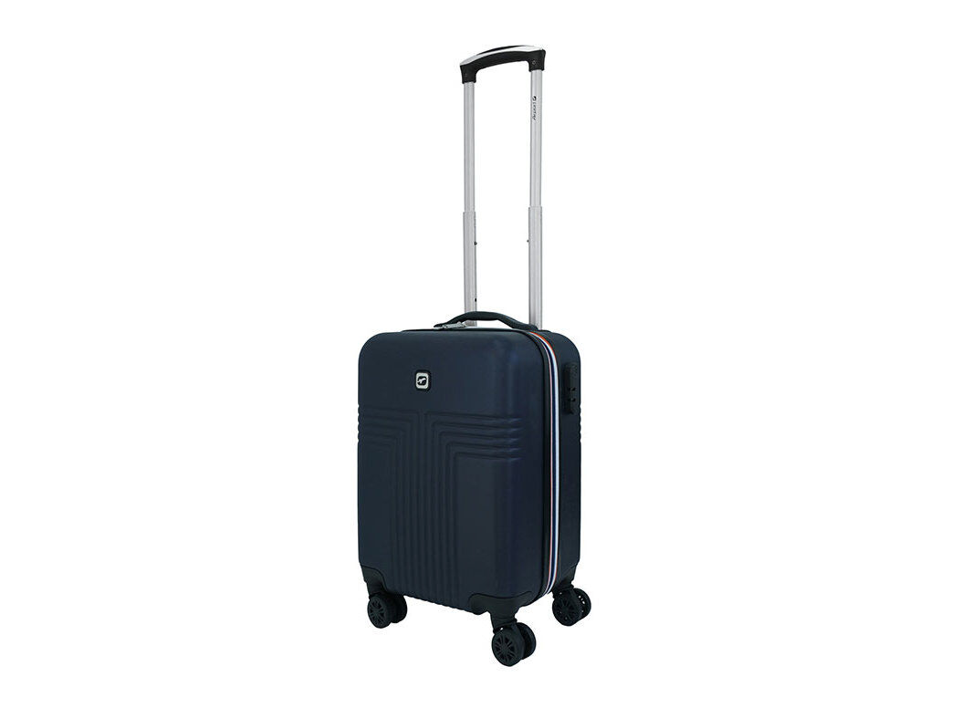MALA DE CABINE R&Iacute;GIDA AIRPORT AZUL 8 RODAS 55X22X35CM image number 0