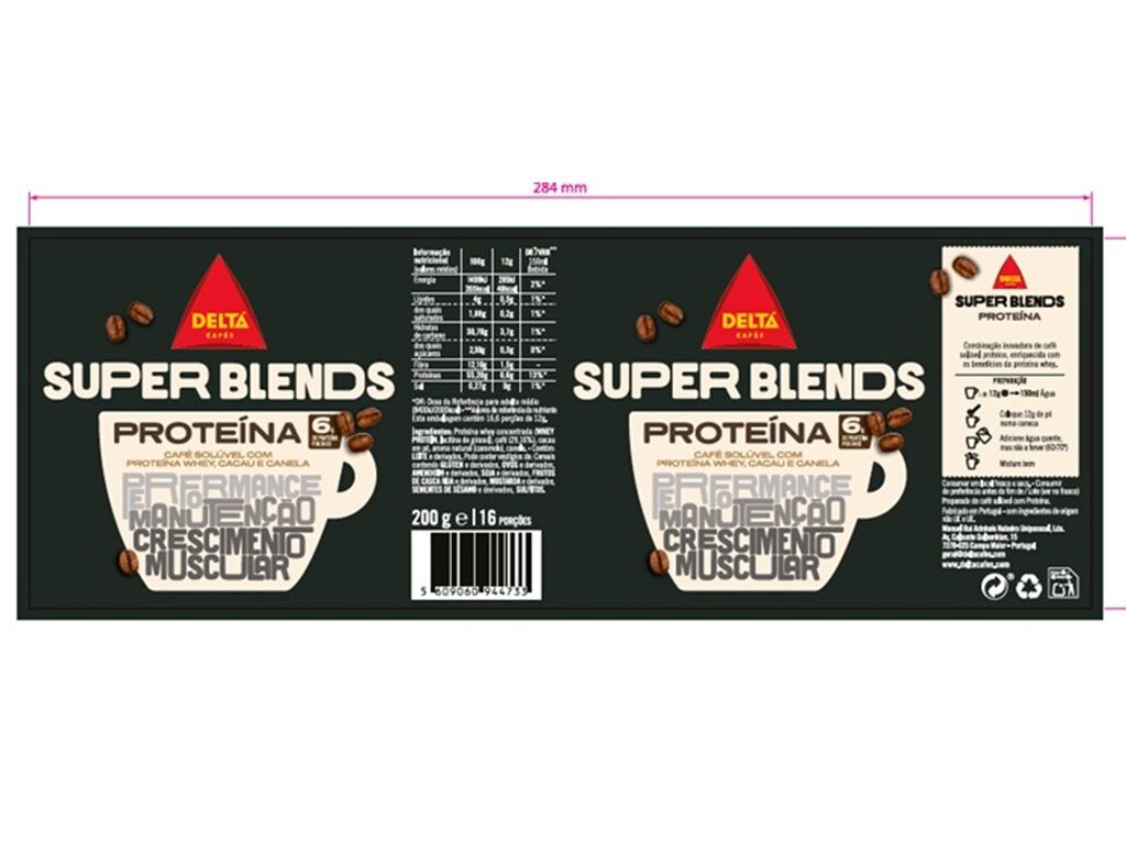 SOL&Uacute;VEL DELTA SUPER BLEND PROTEINA 200G image number 1