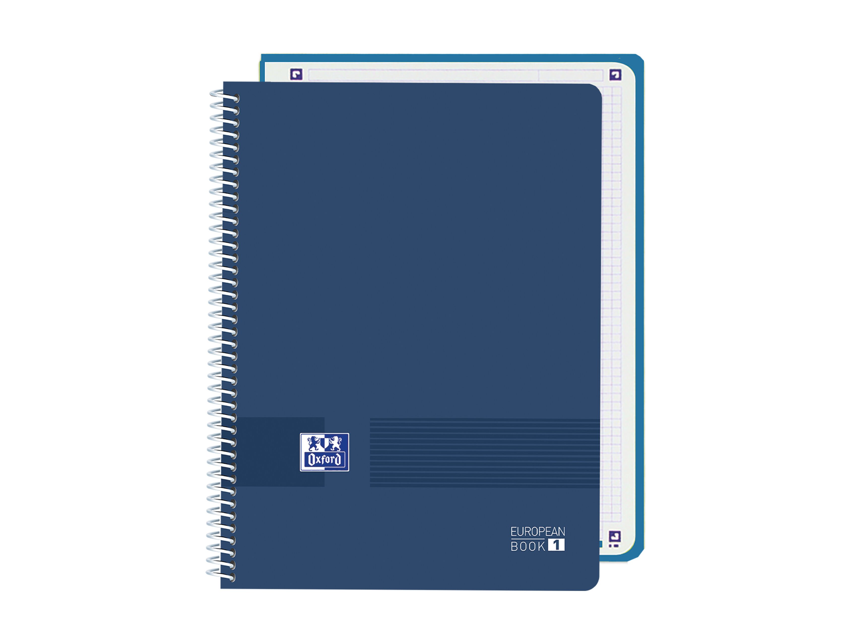 CADERNO ESPIRAL A4 QUADRICULADO POLIPPROPILENO OXFORD LIVE&GO 80 FOLHAS CORES SORTIDAS image number 3