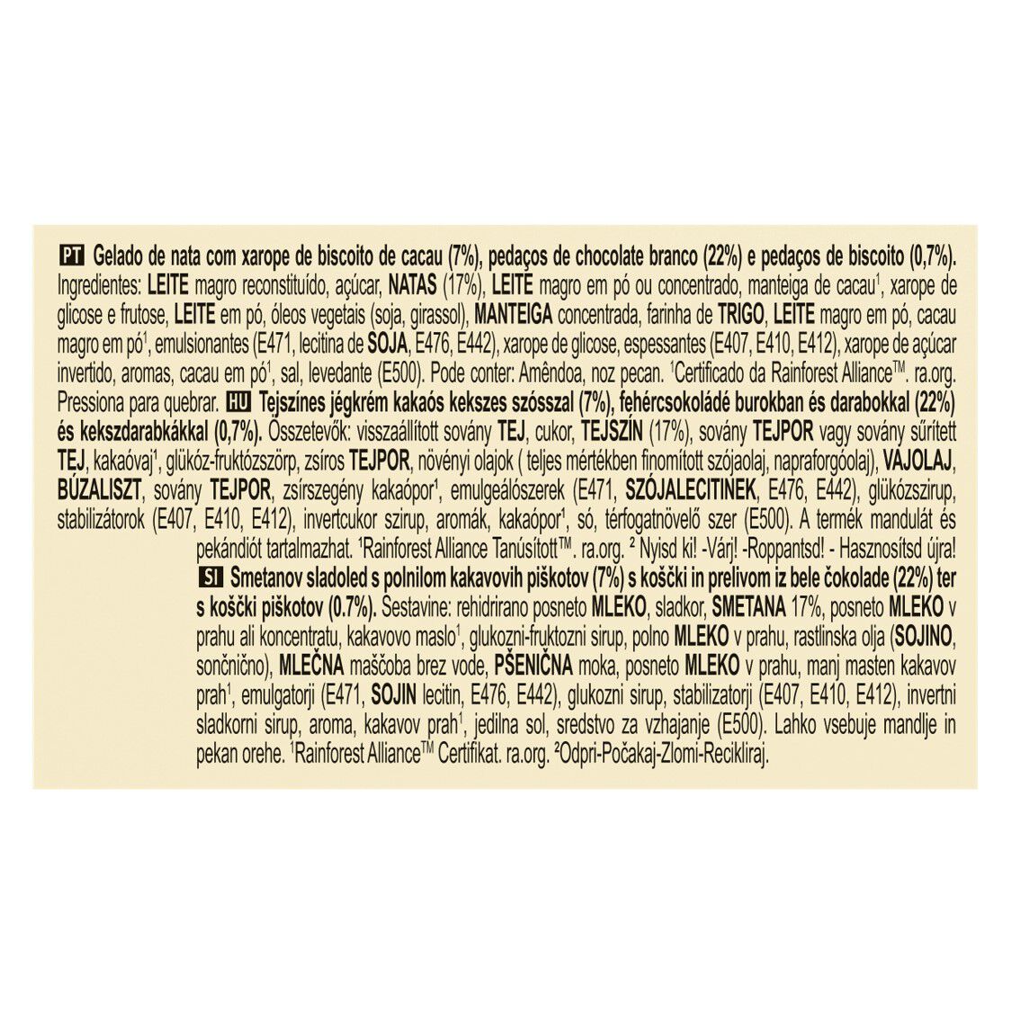 GELADO MAGNUM PINT WHITE CHOCOLATE E COOKIES 440ML image number 1