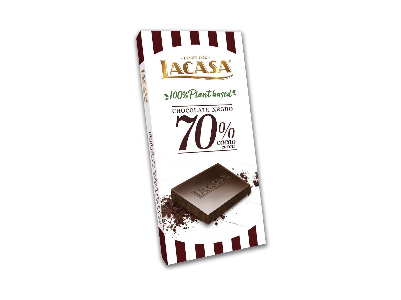 TABLETE LACASA CHOCOLATE 70% CACAU 100G image number 0