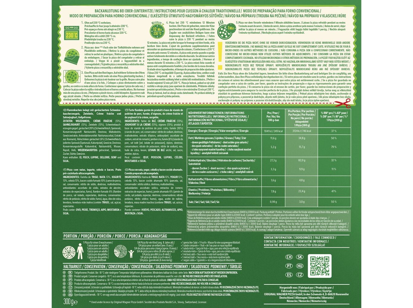 PIZZA BUITONI FORNO DI PIETRA CARBONARA 300G image number 1