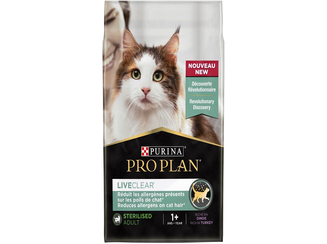 RA&Ccedil;&Atilde;O PARA GATO PRO PLAN LIVE CLEAR PERU 2.8KG image number 1