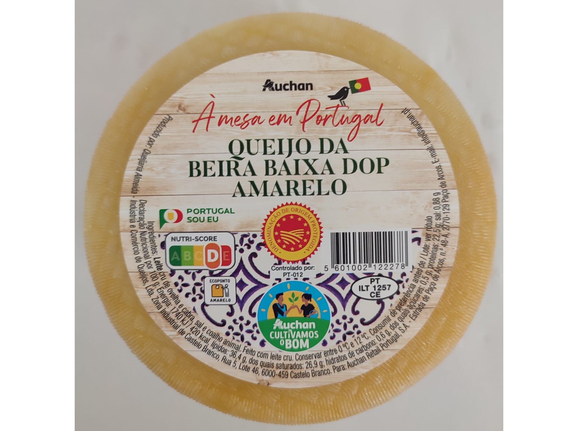 QUEIJO AMARELO BEIRA BAIXA DOP AUCHAN &Agrave; MESA EM PORTUGAL CULTIVAMOS O BOM UN image number 0