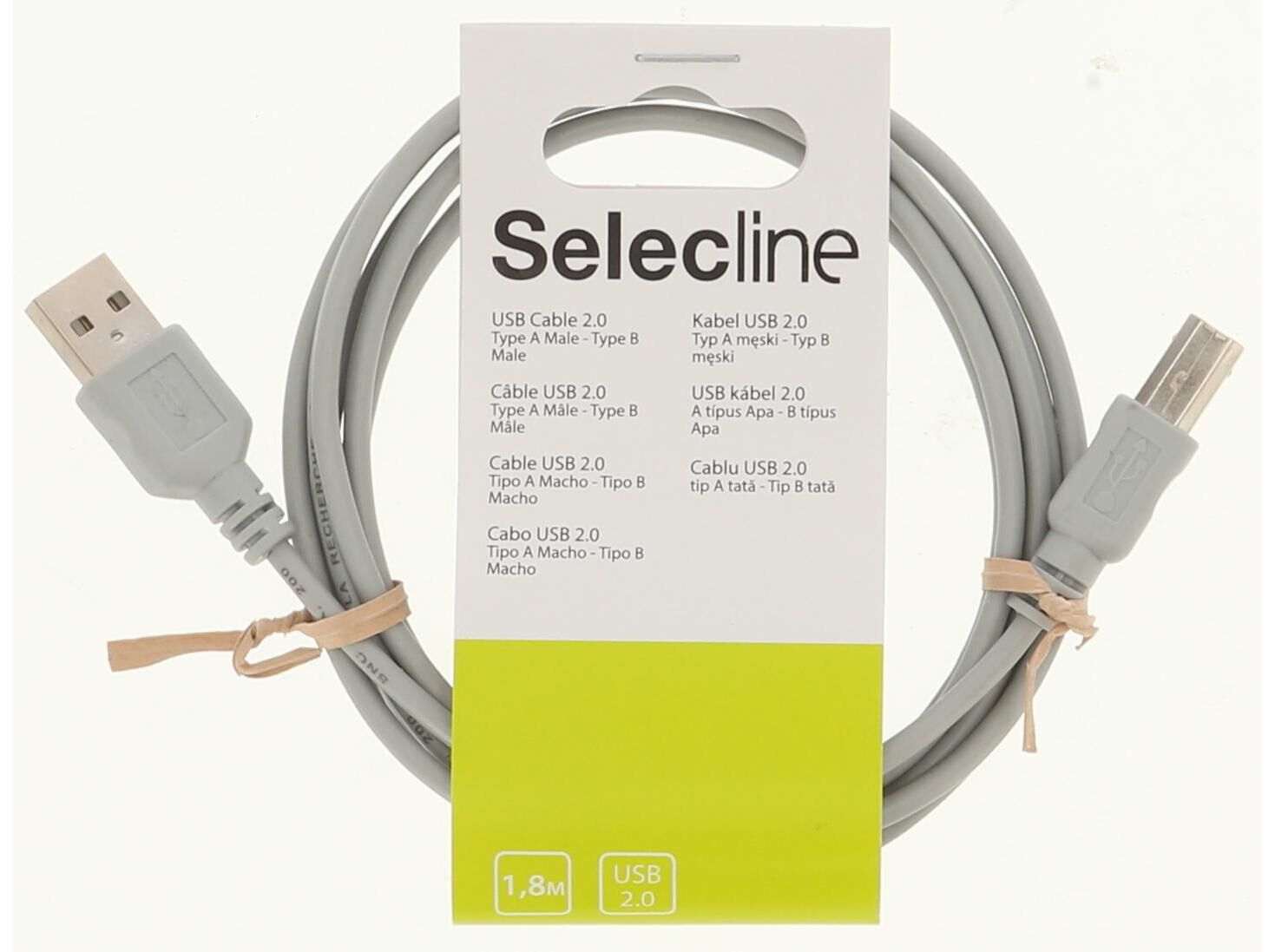 CABO SELECLINE G4218008 USB 2.0 M A-M B 1.8M image number 1
