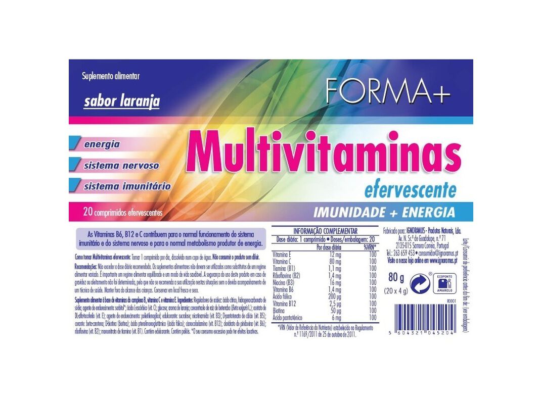 MULTIVITAMINAS EFER FORMA+ 20 COMP image number 2