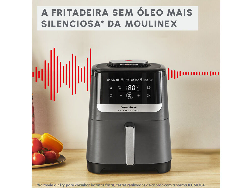 FRITADEIRA AIRFRYER MOULINEX EZ551HF0 EASY FRY SILENTE XL 5L image number 2