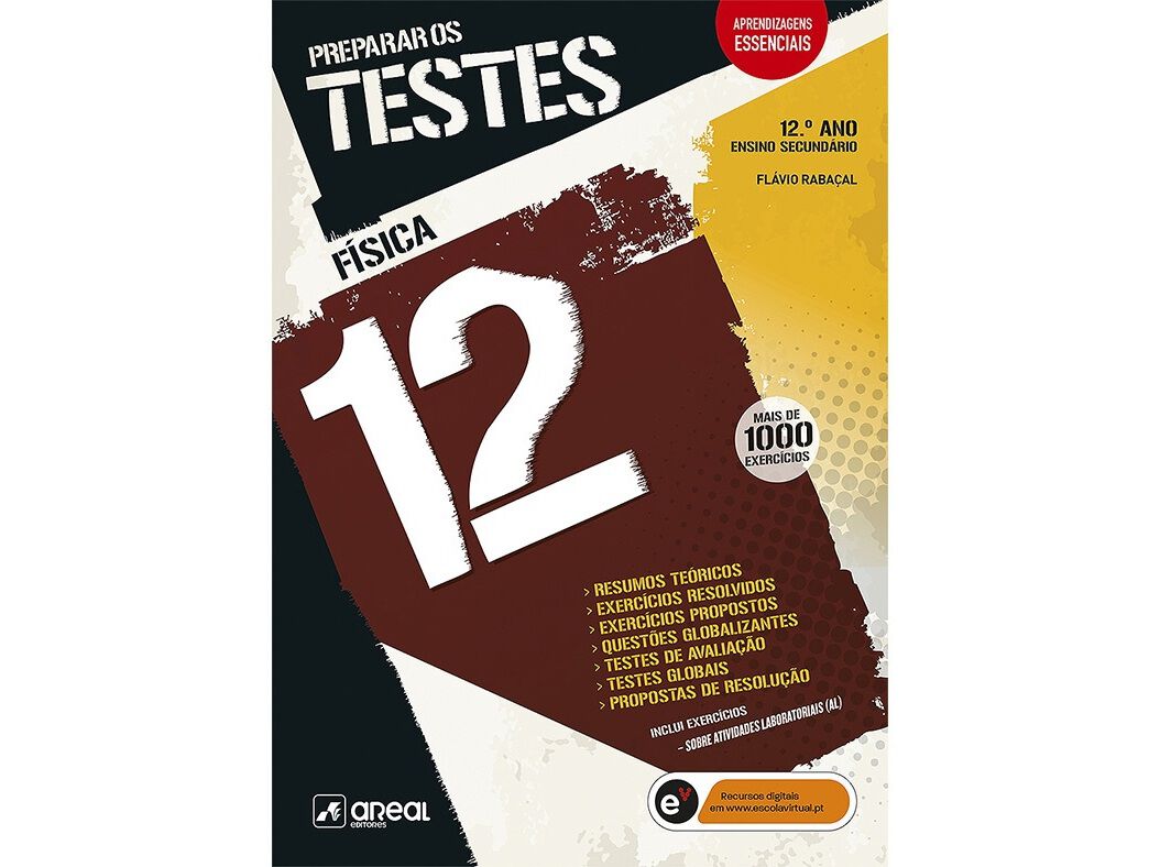 LIVRO PREPARAR OS TESTES F&Iacute;SICA 12&ordm; ANO - FL&Aacute;VIO RABA&Ccedil;AL image number 0