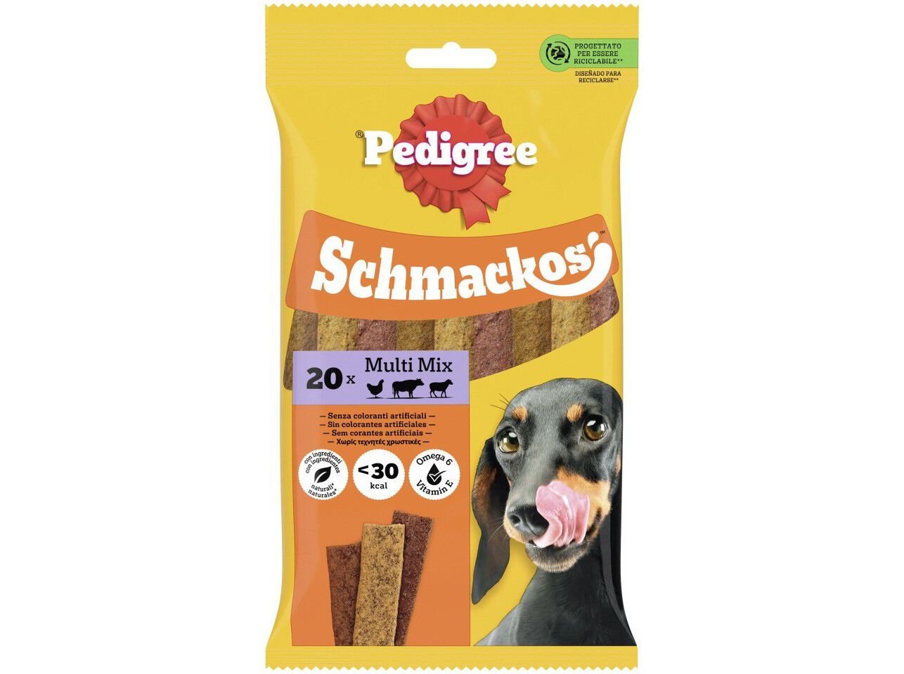 SNACK C&Atilde;O PEDIGREE SCHMACKOS 144G