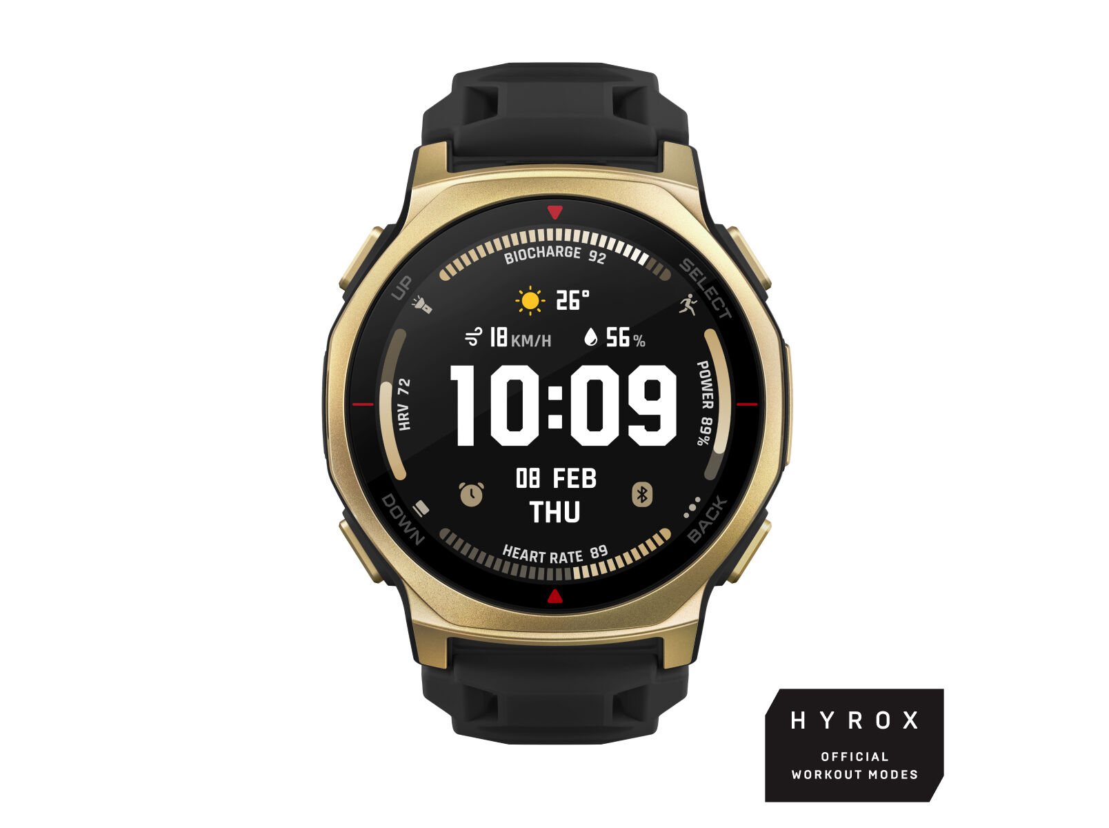 SMARTWATCH AMAZFIT T-REX 3 PRO 44MM BLACK/GOLD image number 0