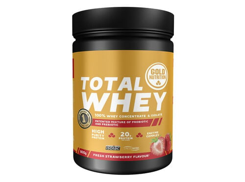 TOTAL WHEY GOLDNUTRITION MORANGO 800 G image number 0