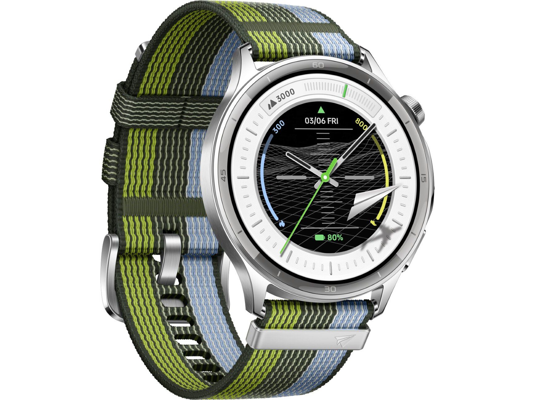 SMARTWATCH OPPO WATCH S PRATA +STRAP 22M CINZA image number 2