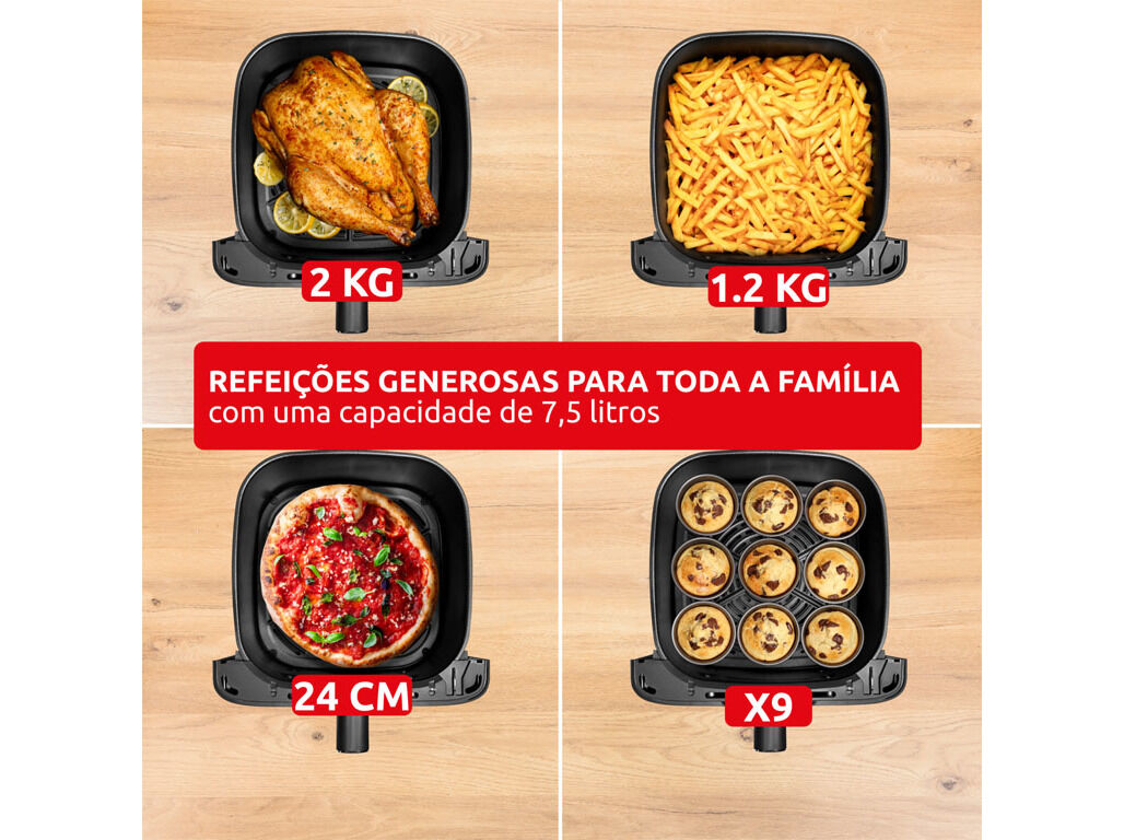 FRITADEIRA SEM &Oacute;LEO MOULINEX EZ8618F0 EASY FRY 7.5L image number 3