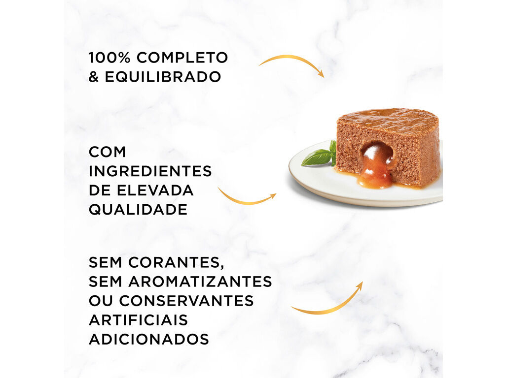 COMIDA H&Uacute;MIDA PARA GATO GOURMET GOLD FONDANT COM ATUM 85G image number 2