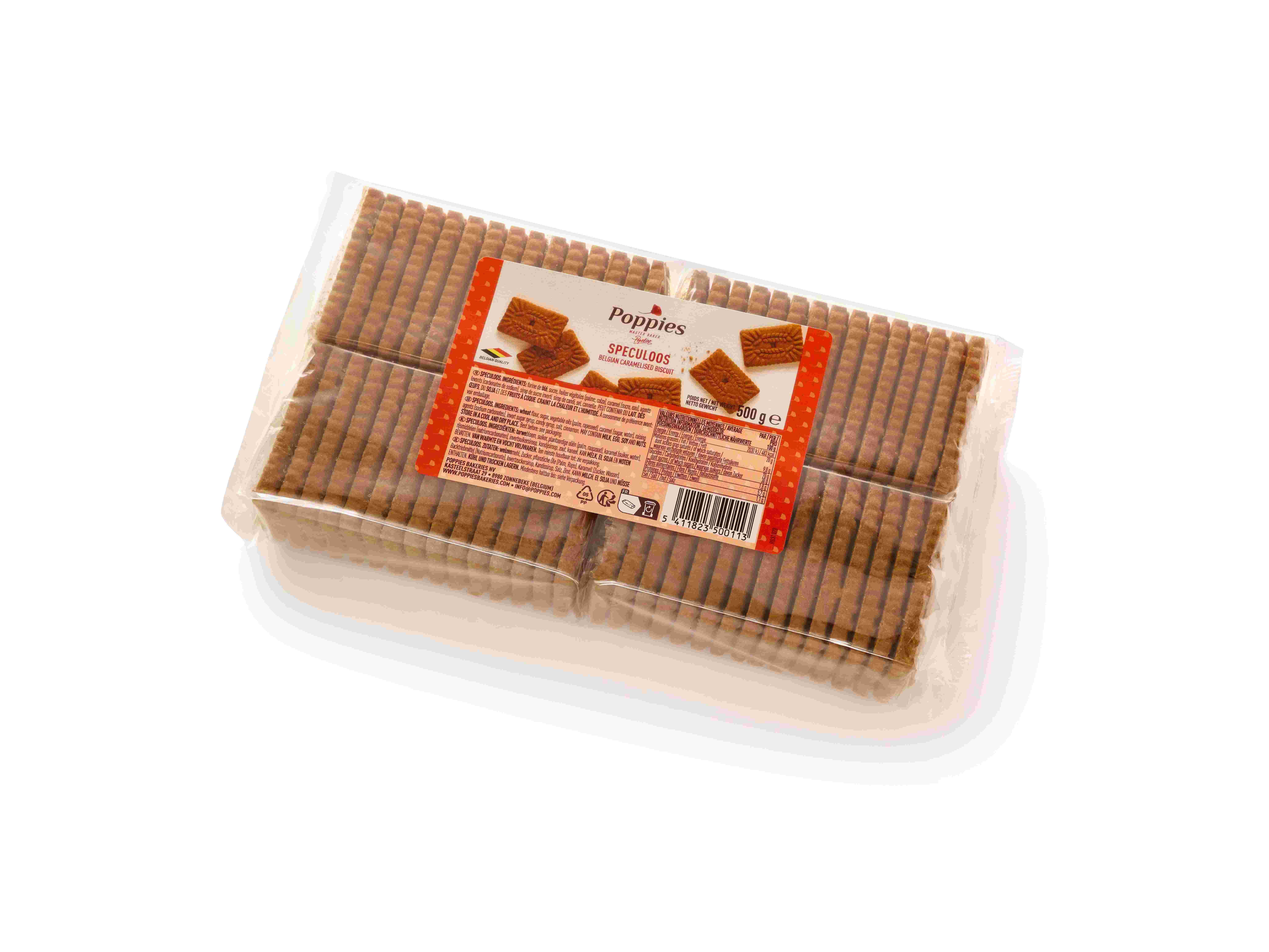 BOLACHAS POPPIES SPECULOOS 500G image number 0