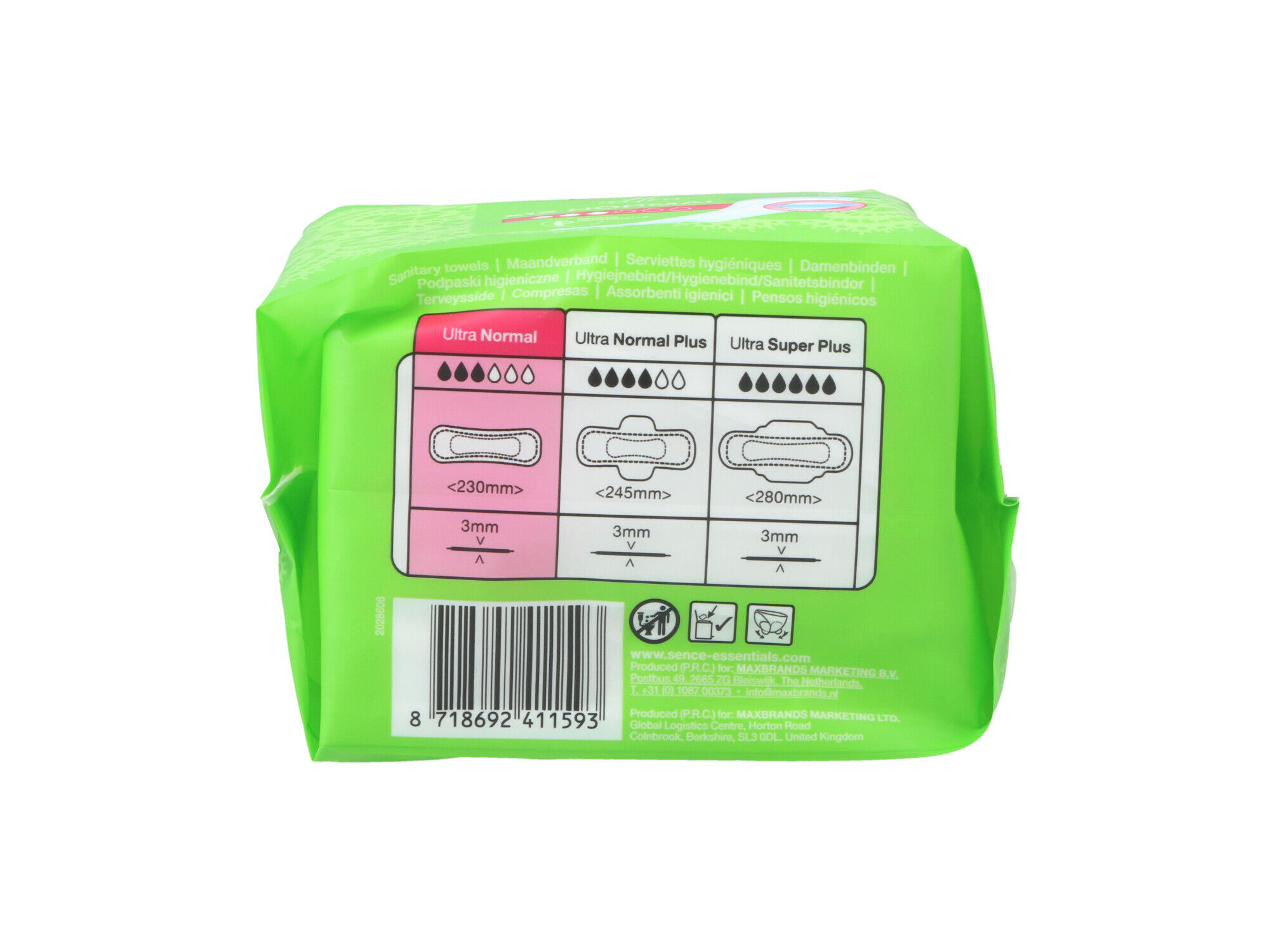 PENSOS HIGI&Eacute;NICOS SENCE NORMAL SEM ALAS 12UN image number 2