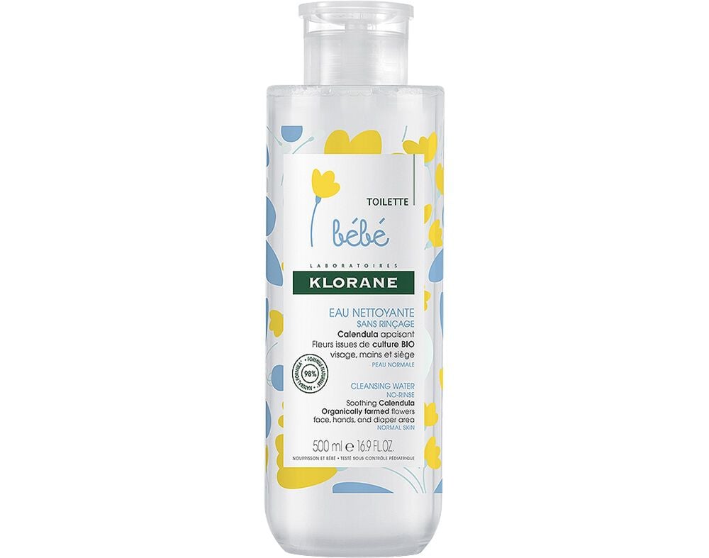 &Aacute;GUA DE LIMPEZA KLORANE BEB&Eacute; MICELAR 500ML