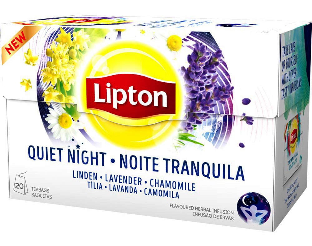 INFUS&Atilde;O LIPTON DE ERVAS NOITE TRANQUILA 20 SAQUETAS