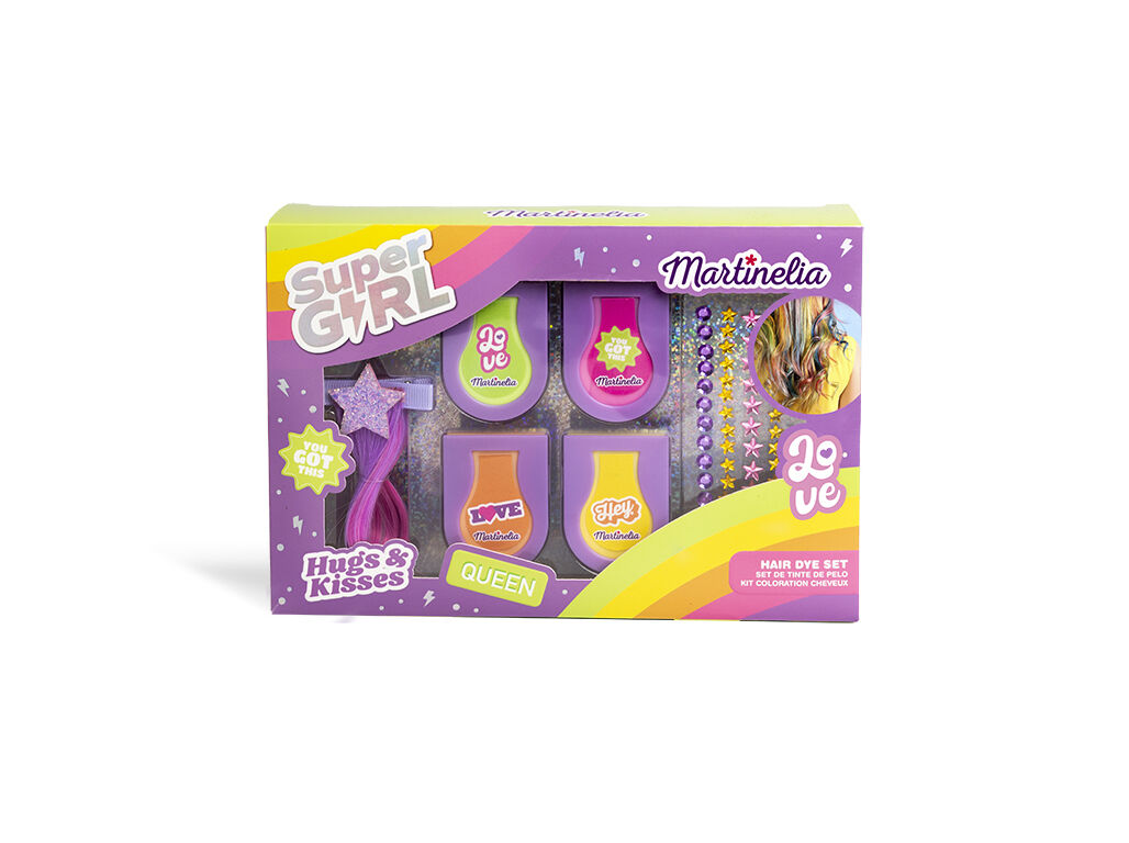 CONJUNTO MARTINELIA SUPER GIRL COLORA&Ccedil;&Atilde;O DE CABELO