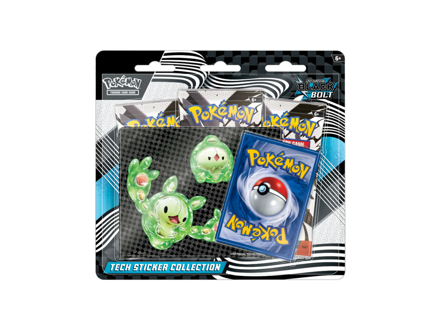 TECH STICKER BLACK POK&Eacute;MON image number 0