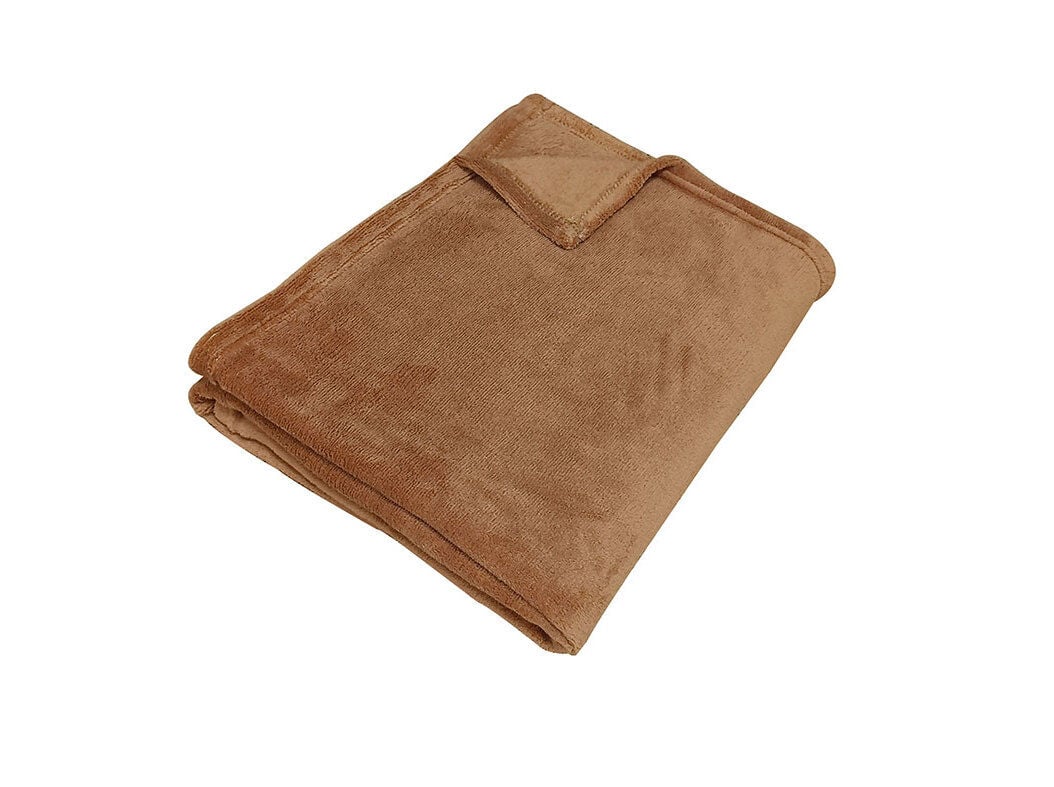 MANTA CORALINA ACTUEL CASTANHO 180GSM 125X150CM