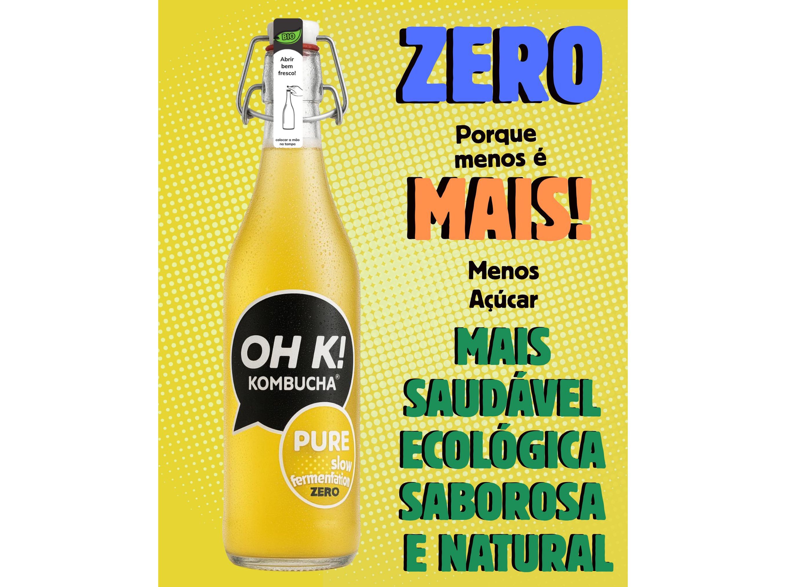 KOMBUCHA BIO OH K! PURE (CH&Aacute; VERDE JASMIM) 750 ML image number 3