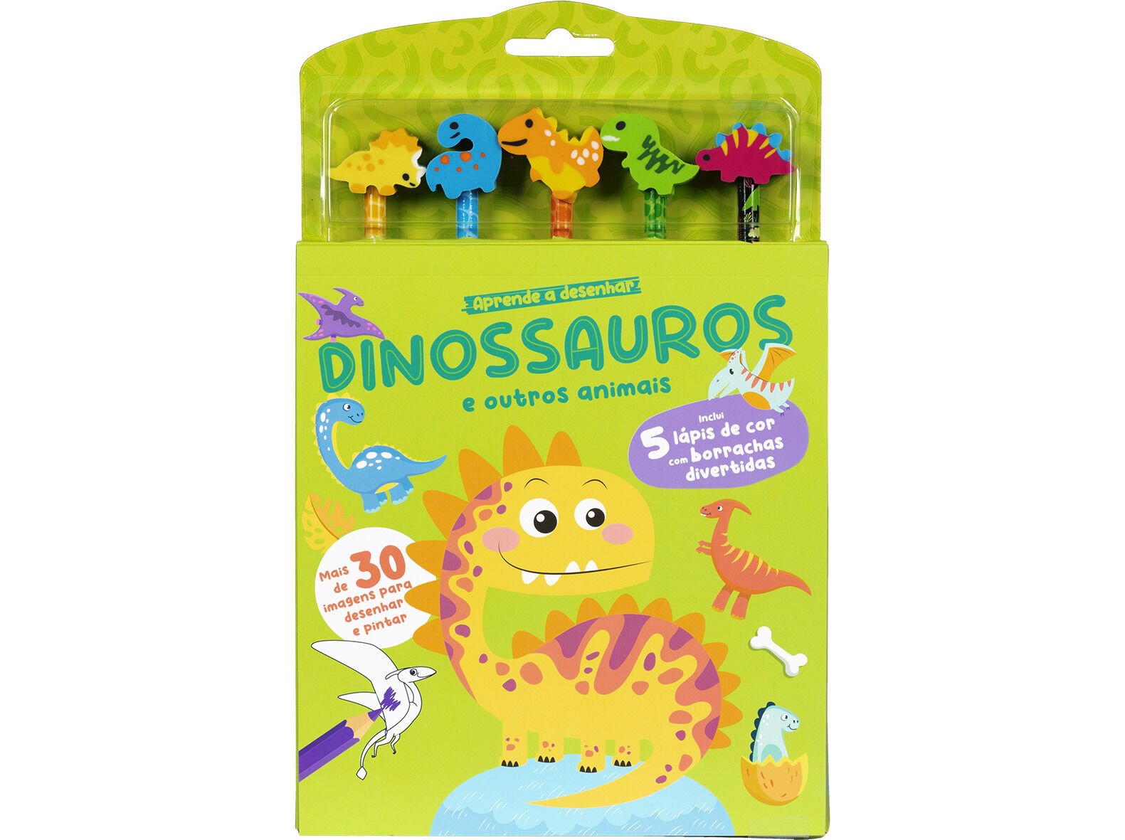 LIVRO APRENDE A DESENHAR DINOSSAUROS E OUTROS ANIMAIS image number 0