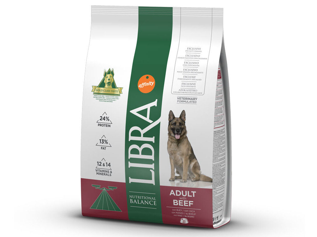 RA&Ccedil;&Atilde;O PARA C&Atilde;O ADULTO LIBRA COM VACA 3KG