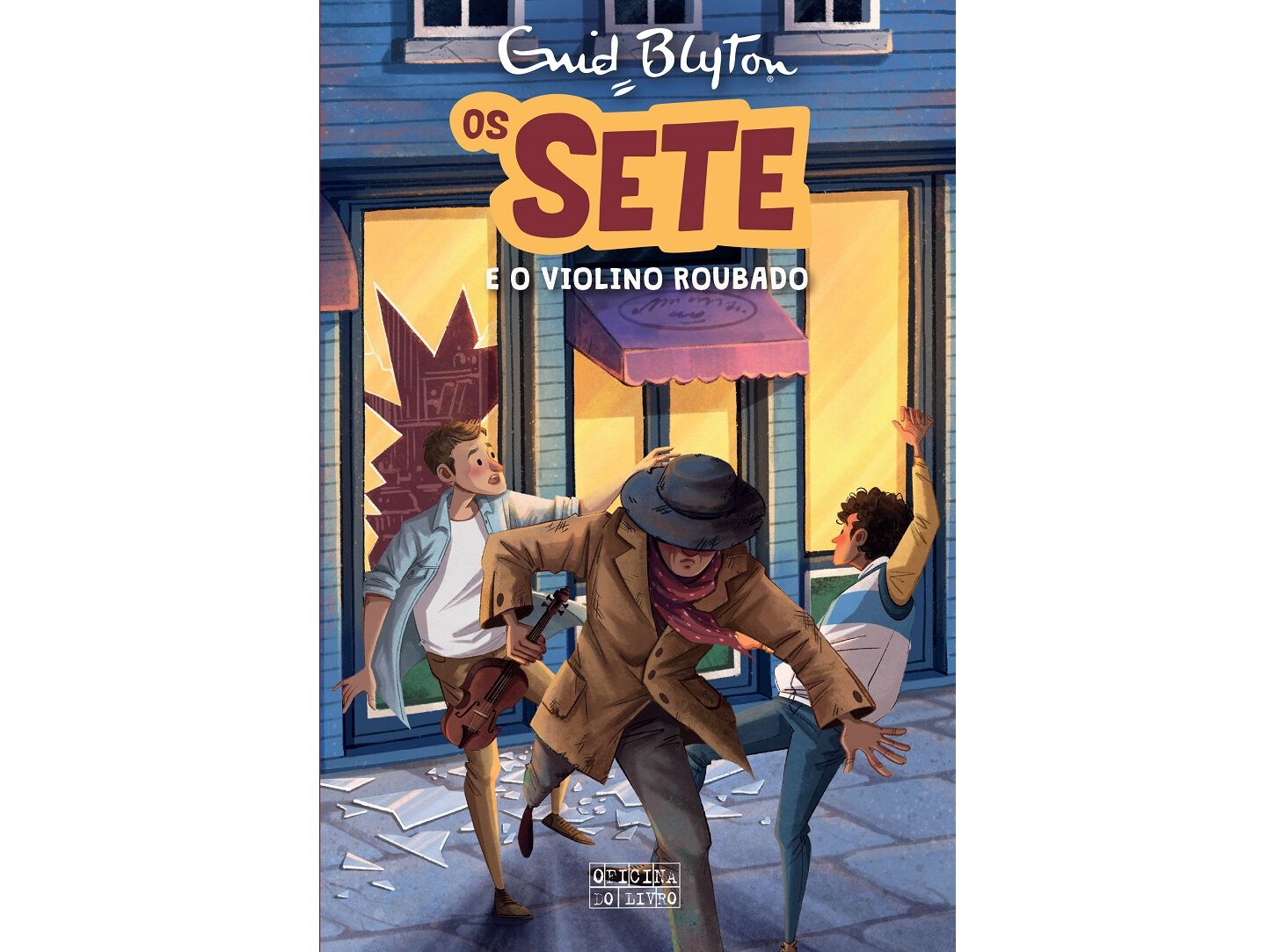 LIVRO OS SETE E O VIOLINO ROUBADO DE: ENID BLYTON