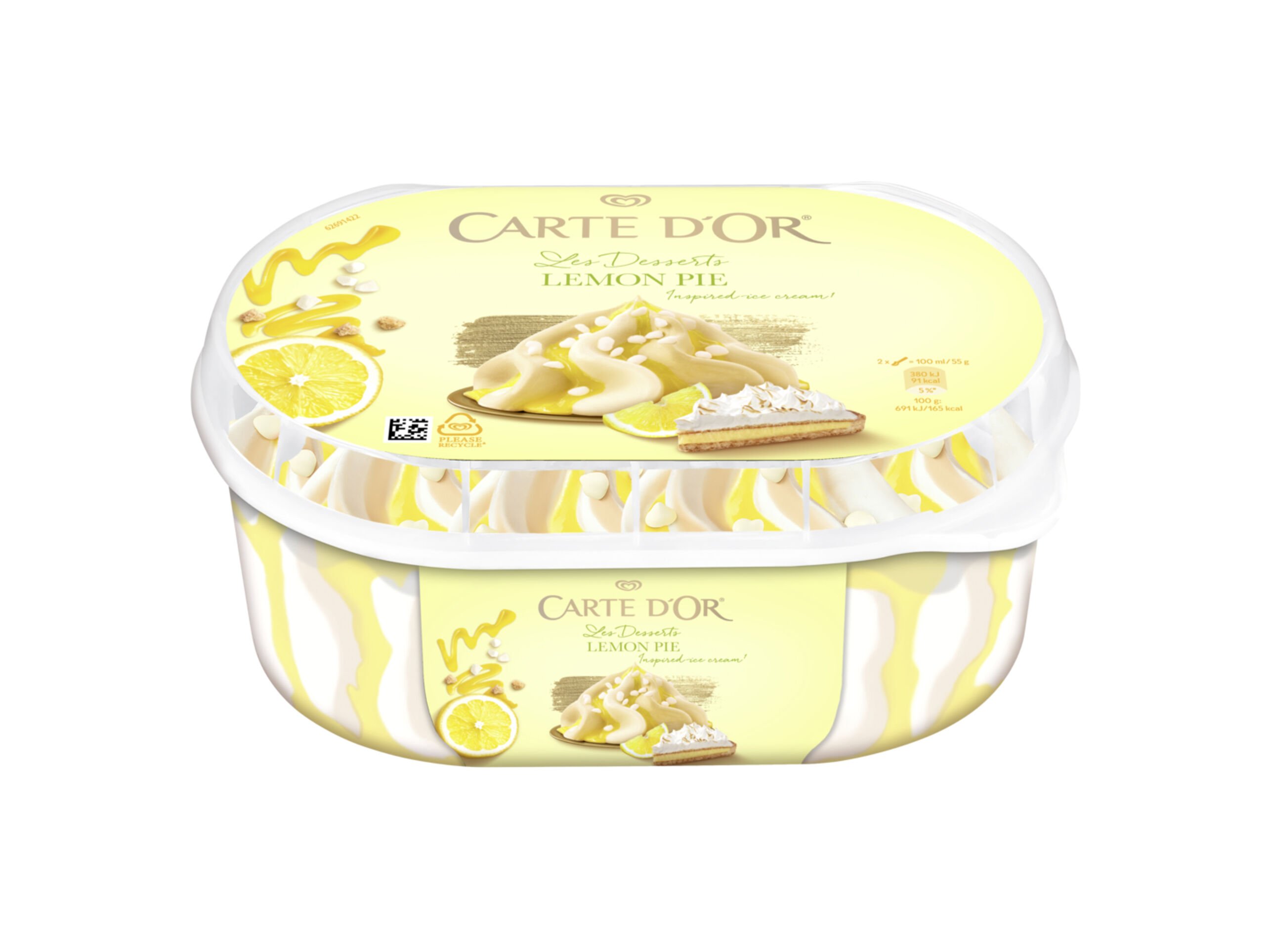 GELADO CARTE D'OR LEMON PIE 825ML