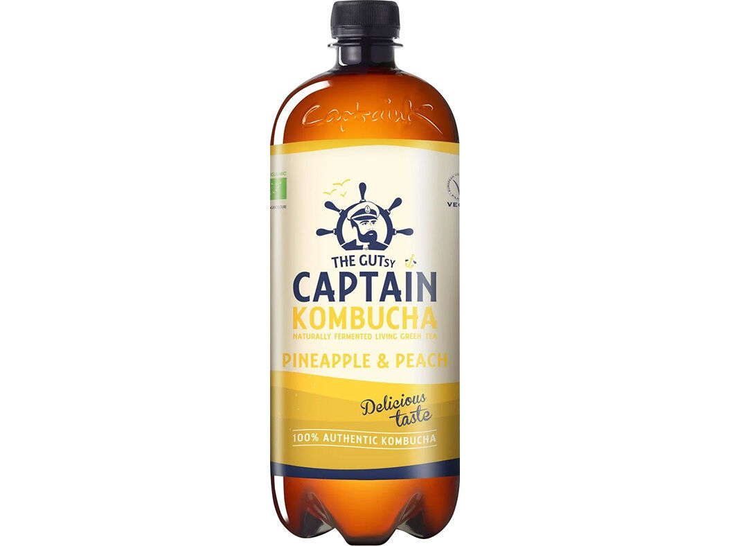KOMBUCHA THE GUTSY CAPTAIN ANAN&Aacute;S BIO 1 L