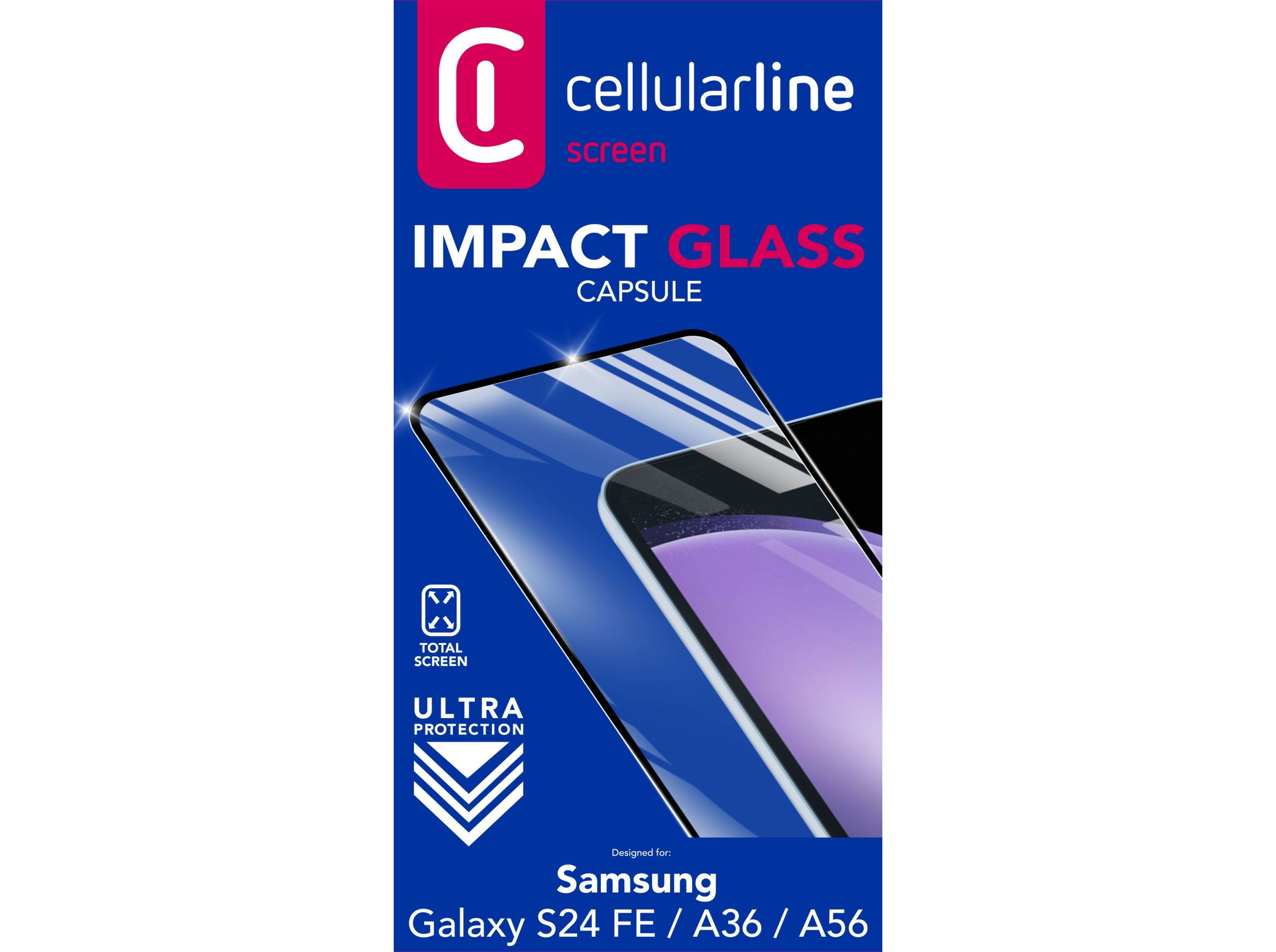 PROT ECR&Atilde; VT CELLULARLINE SAMSUNG A36/56/57/S24FE image number 1