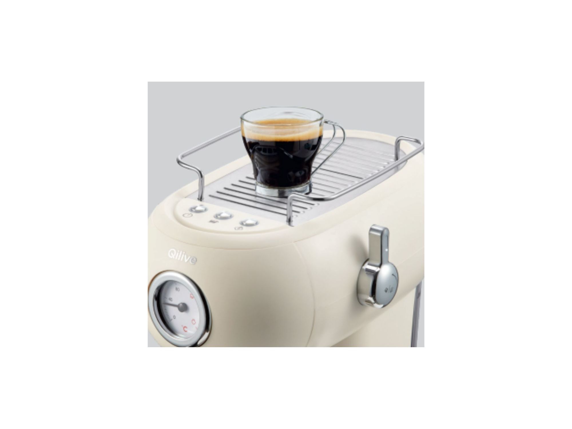 M&Aacute;QUINA CAF&Eacute; EXPRESSO MANUAL QILIVE Q.5193 RETRO image number 4