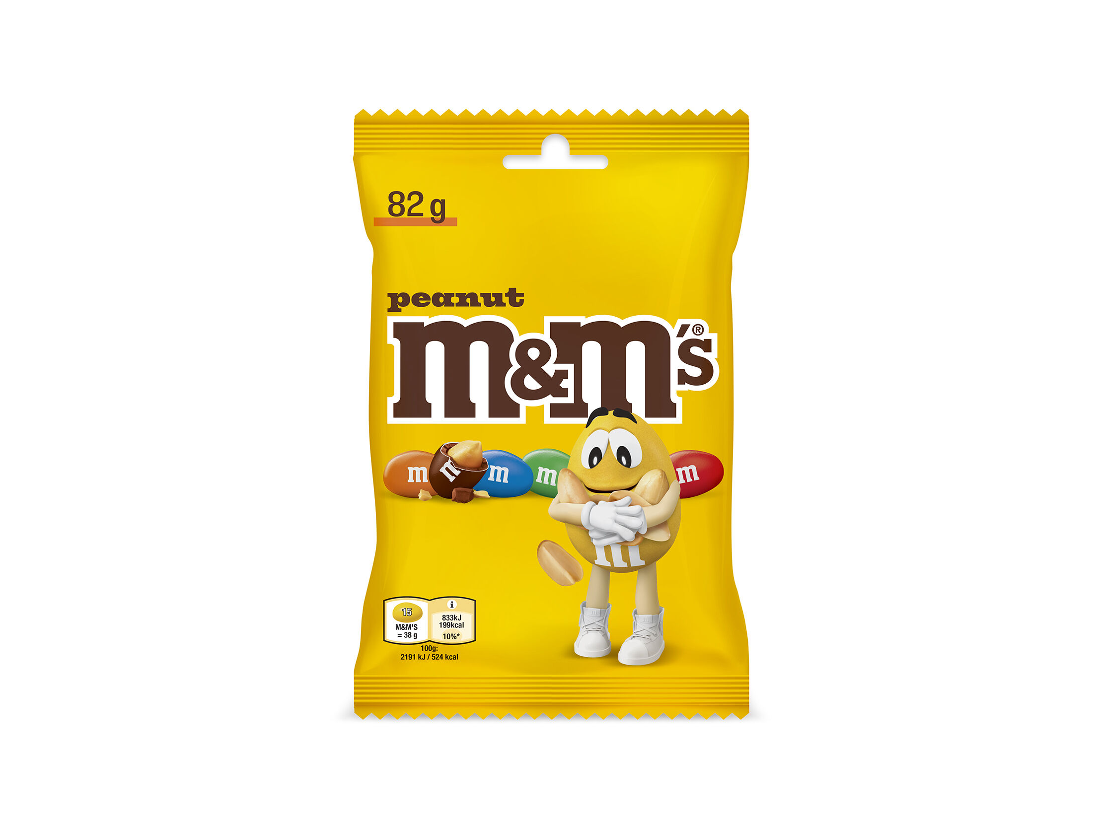 DRAGEIAS CHOCOLATE M&M'S PEANUT BAG 82G image number 1