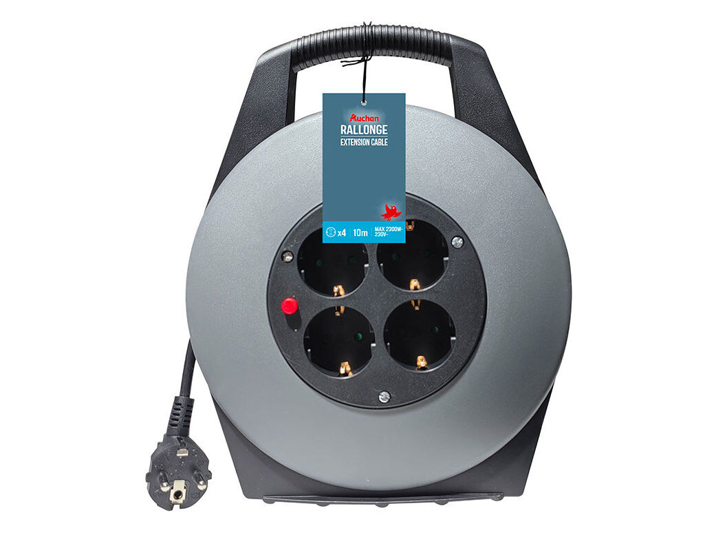 ENROLADOR 4 ENTRADAS AUCHAN 16A 10M image number 0